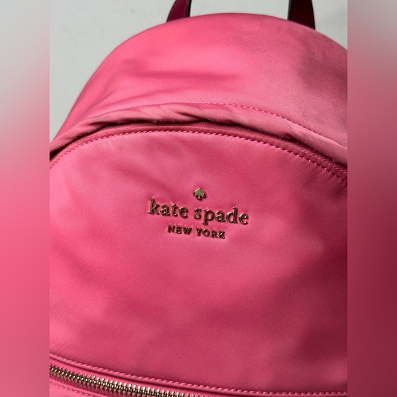 Kate Spade New York Nylon Leather-Trimmed Backpack - Picture 3 of 12